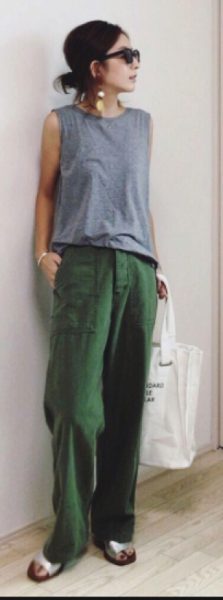 GreenLinenPants