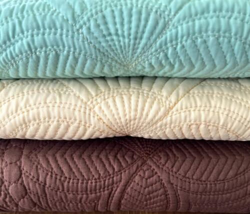SeaMist Buttercream and Chocolate baby quilts