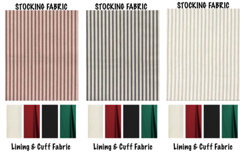 Stocking Fabric Options