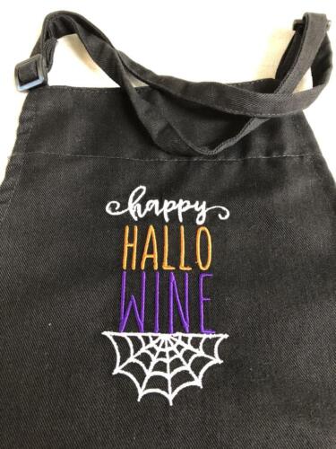 Happy HalloWine apron