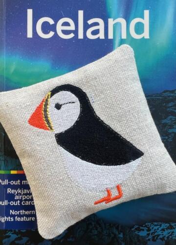 Puffin paperweight weights created for visitor to Iceland
